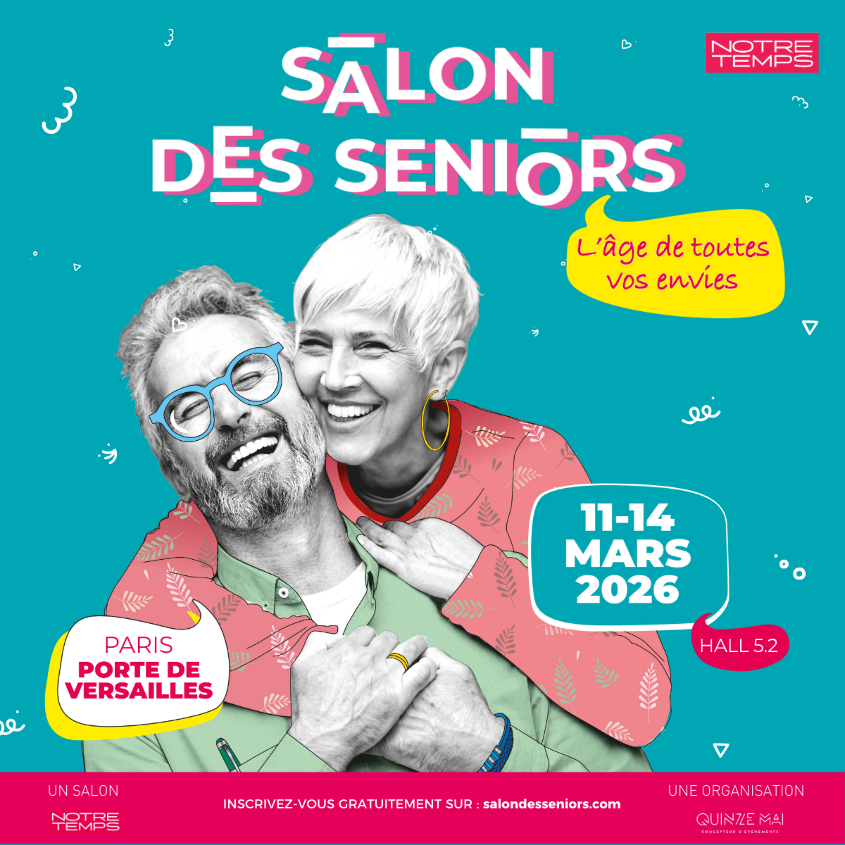 Affiche du salon des seniors 2026